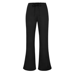 Adar Universal Flare Leg Natural-Rise Drawstring Pants Tall