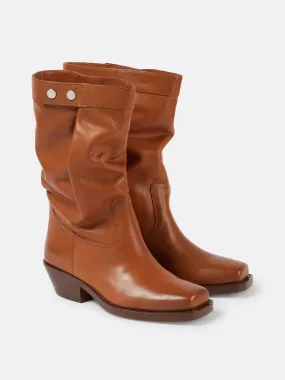 Ademe leather ankle boots