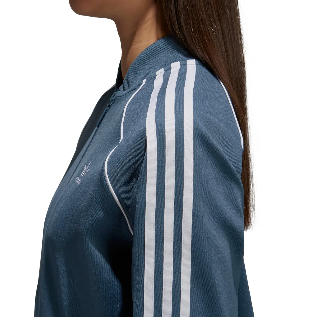 Adidas Originals Superstar Women's Track Top Dark Steeel/White