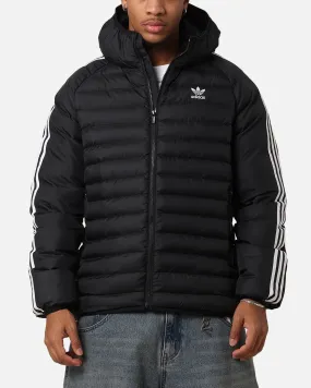 Adidas Padded Hooded Jacket Black/White