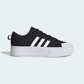 Adidas Women's "Bravada 2.0" Platform Sneakers - Core Black / Cloud White / Core Black