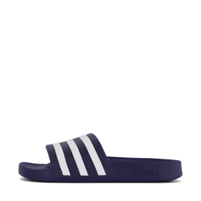 Adilette Aqua Slides Dark Blue / Cloud White / Dark Blue