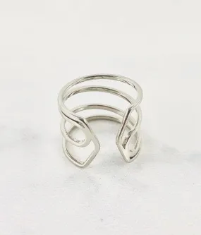 Adjustable Silver Ring