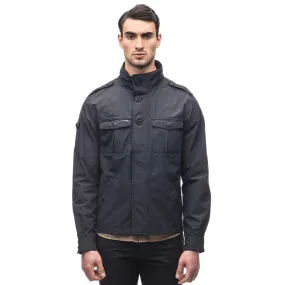 ADMIRAL MEN'S SHIRT JACKET BLACK