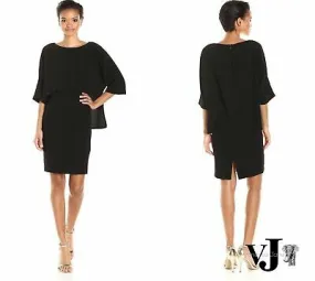 Adrianna Papell Women's Draped Blouson Sheath Dress,Size 6