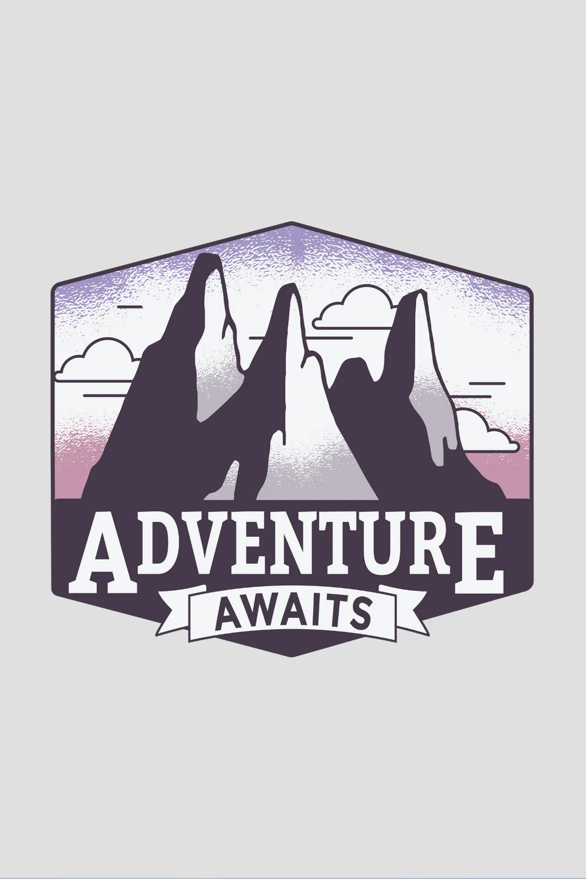Adventure Awaits Printed T-shirt for men