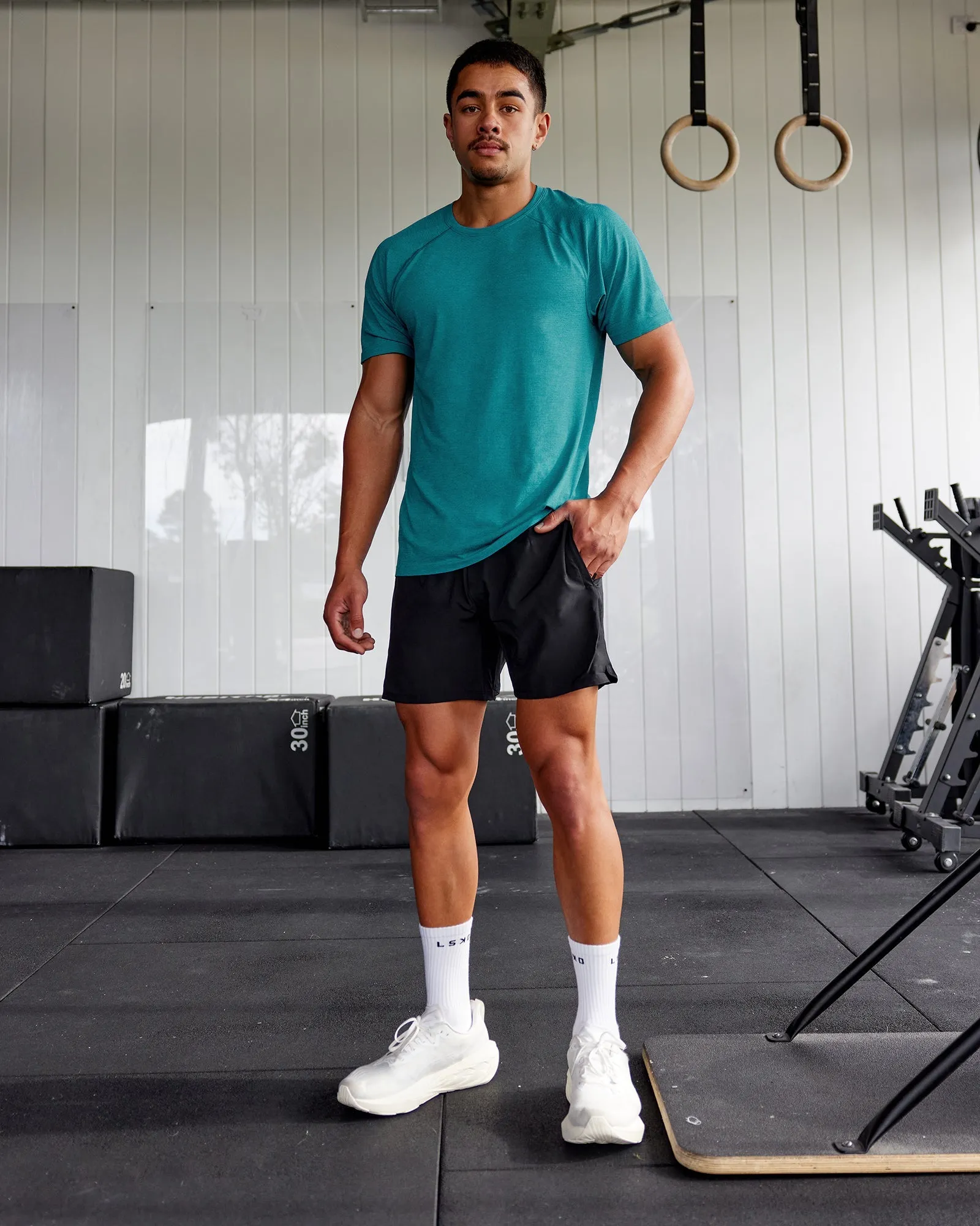 AeroFLX  Seamless Tee - Blue Bird Marl