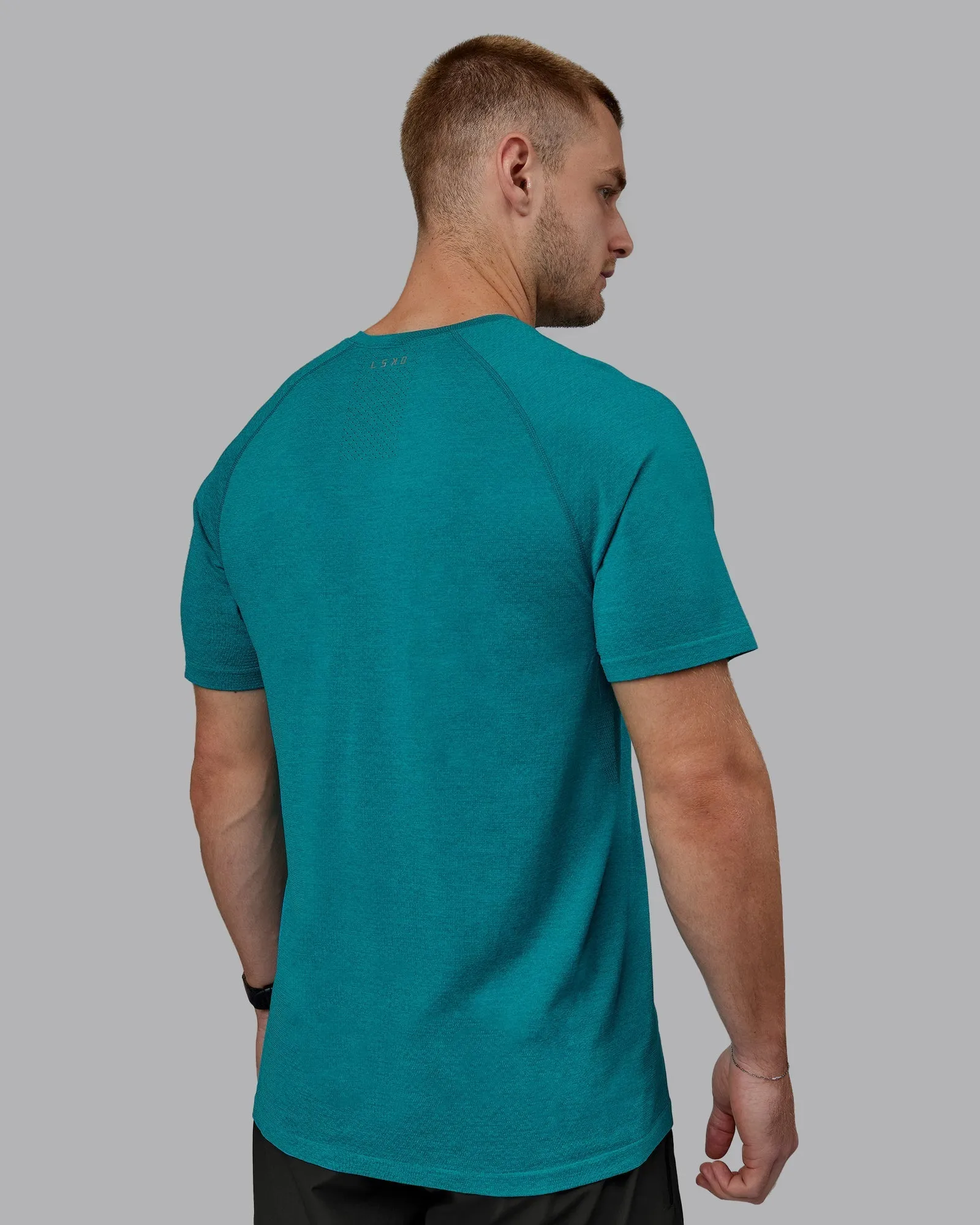 AeroFLX  Seamless Tee - Blue Bird Marl