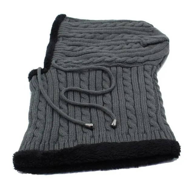 AETRUE Knitted Wool Hood