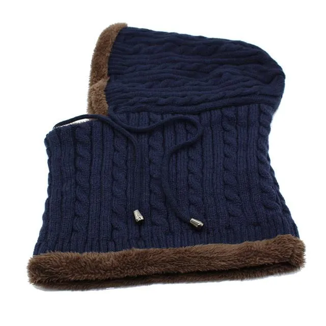 AETRUE Knitted Wool Hood
