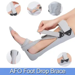 AFO Foot Drop Brace-Ankle Foot Splint Orthosis-For Fracture, Sprains  Arthritis Foot Varus Improving Walking Gait Orthotic Brace