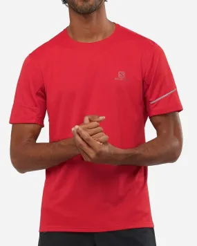 Agile SS Tee M - Goji Berry