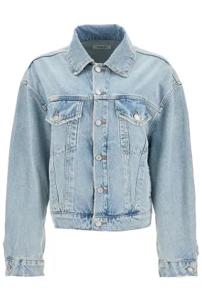 Agolde denim dalton balloon jacket with
