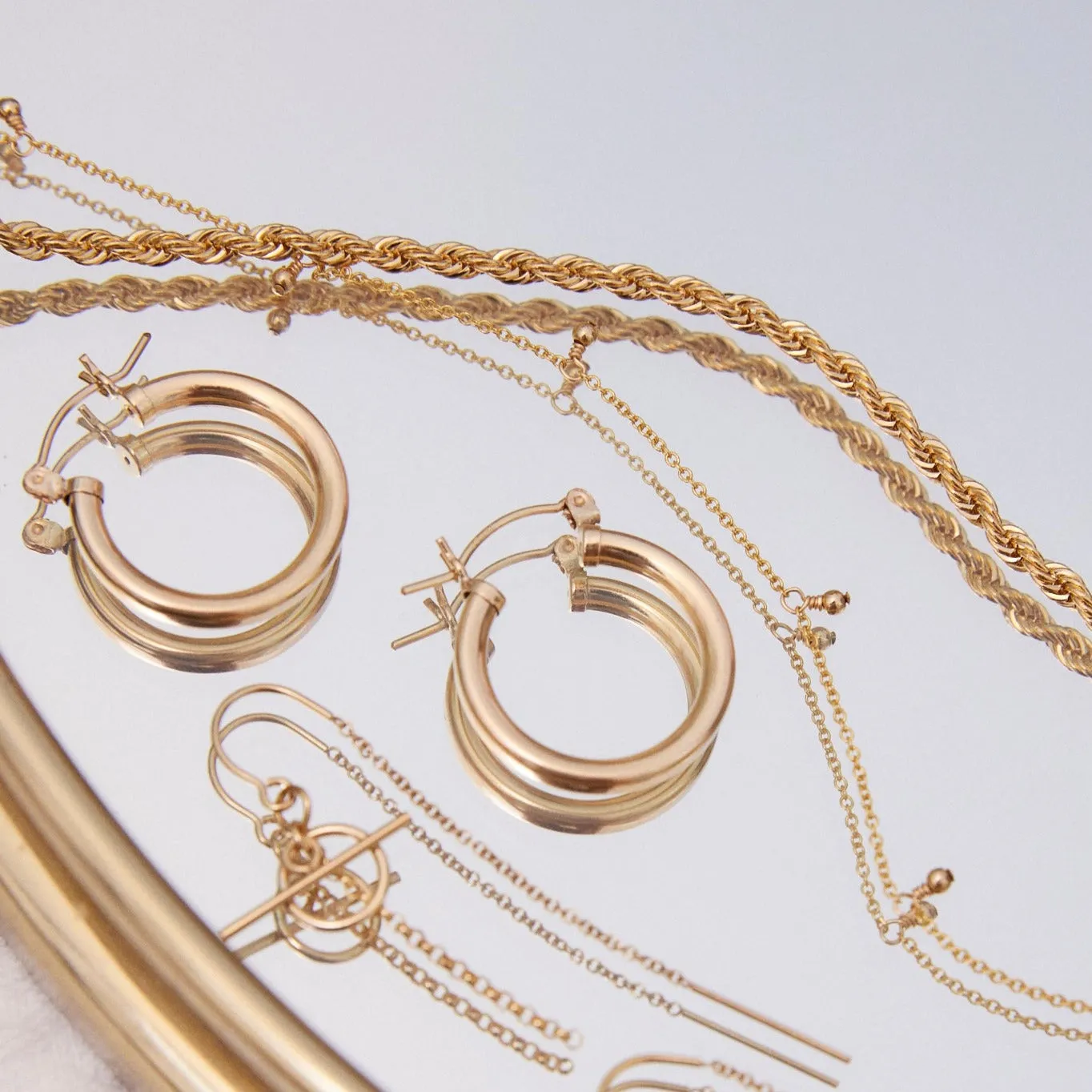 Ailiya Earrings - Gold