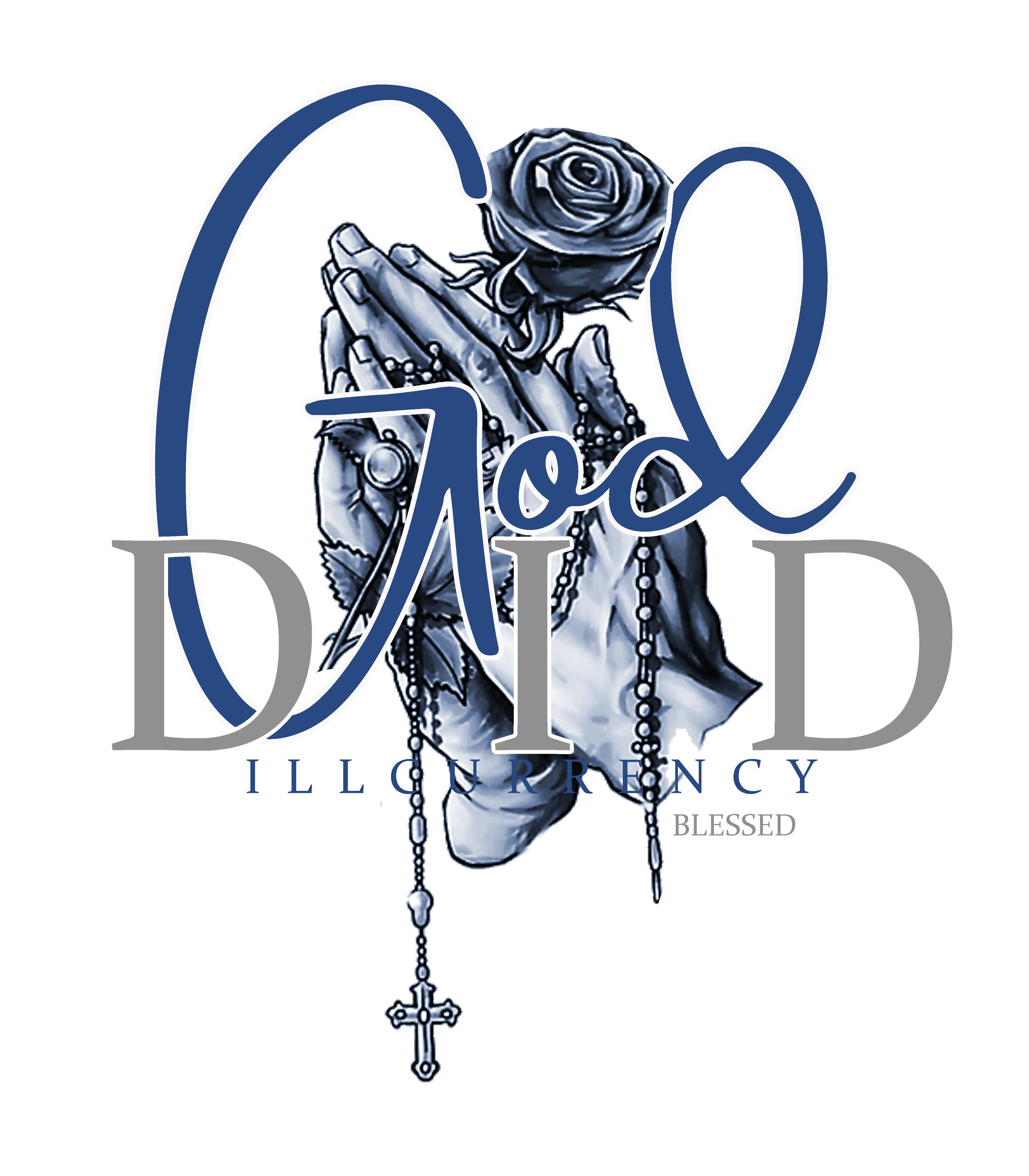 Air Jordan 13 “French Blue” White T-Shirt (God Did)