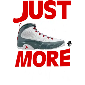 Air Jordan 9 “Fire Red” Grey T-Shirt (JUST ONE MORE PAIR)