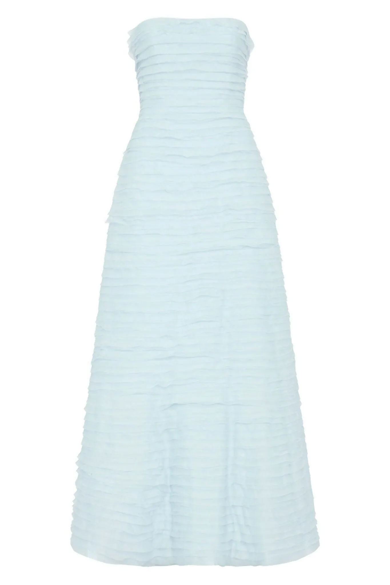 Aje Soundscape Maxi Dress in Blue Size 6, 8 & 10