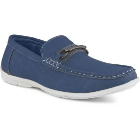 Akademiks Mens Hero 02 Faux Leather Slip-On Loafers