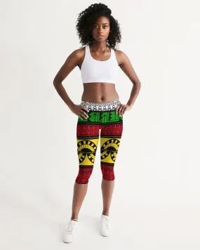 Akawaio Guyanese Swag Women's Mid-Rise Capri