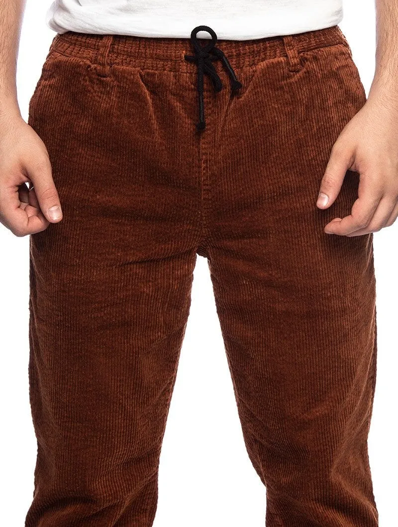 AKBOBBY CORDUROY PANTS IN RUST
