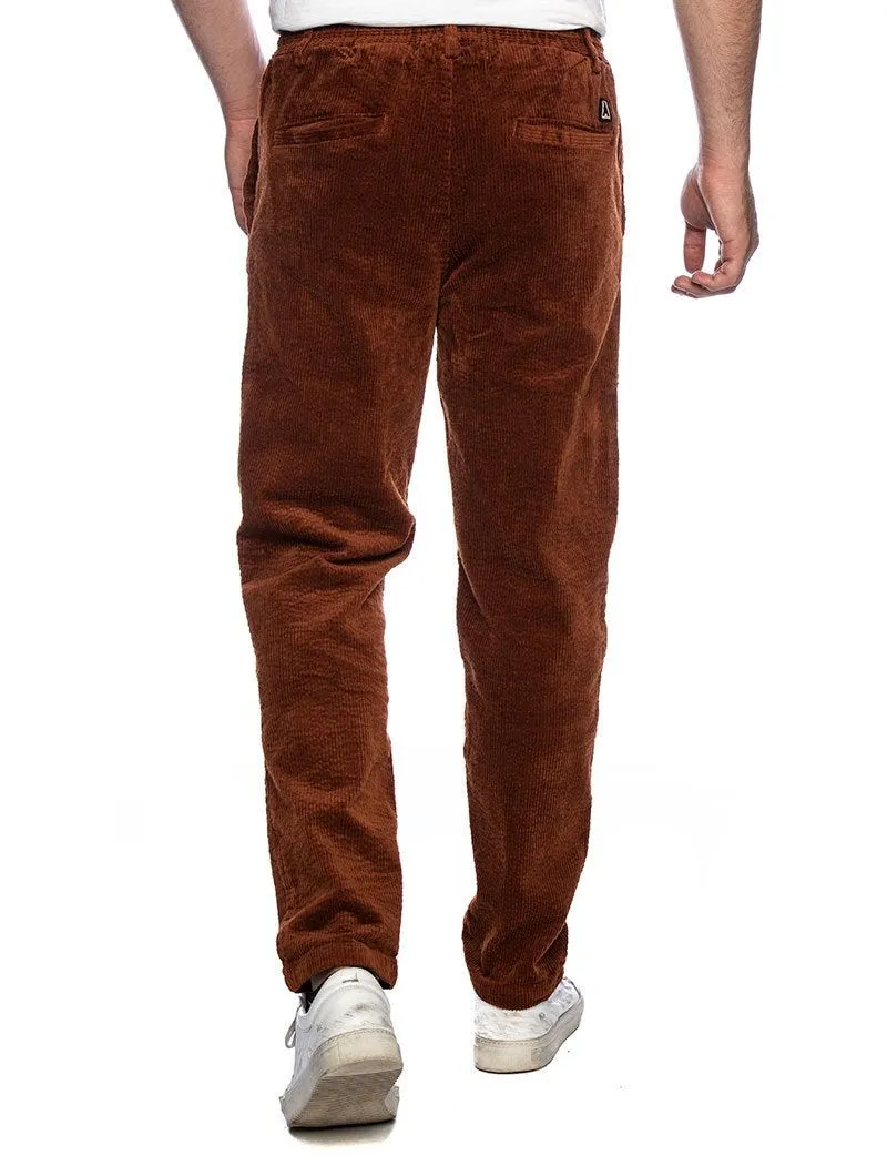 AKBOBBY CORDUROY PANTS IN RUST