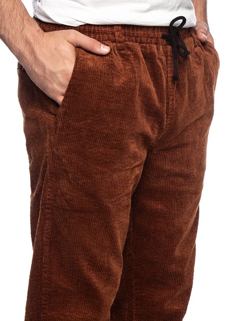 AKBOBBY CORDUROY PANTS IN RUST
