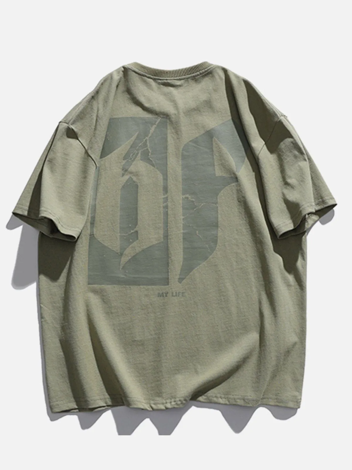 AlanBalen® - Cracked Back Letters Graphic Tee