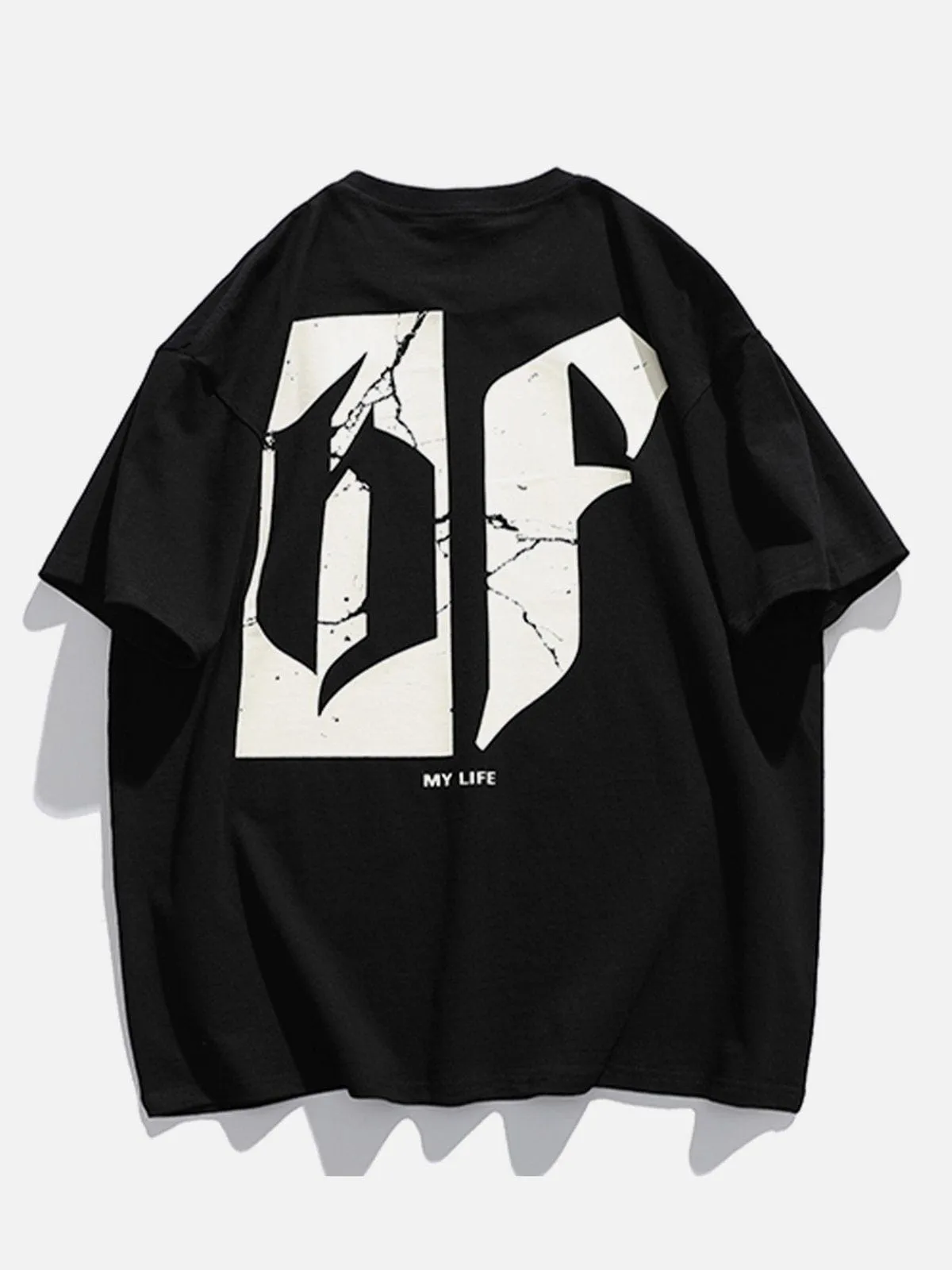 AlanBalen® - Cracked Back Letters Graphic Tee