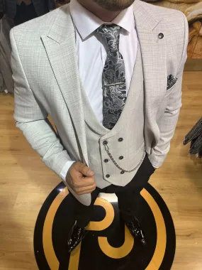 Alaska - Light Grey 3 Piece Suit