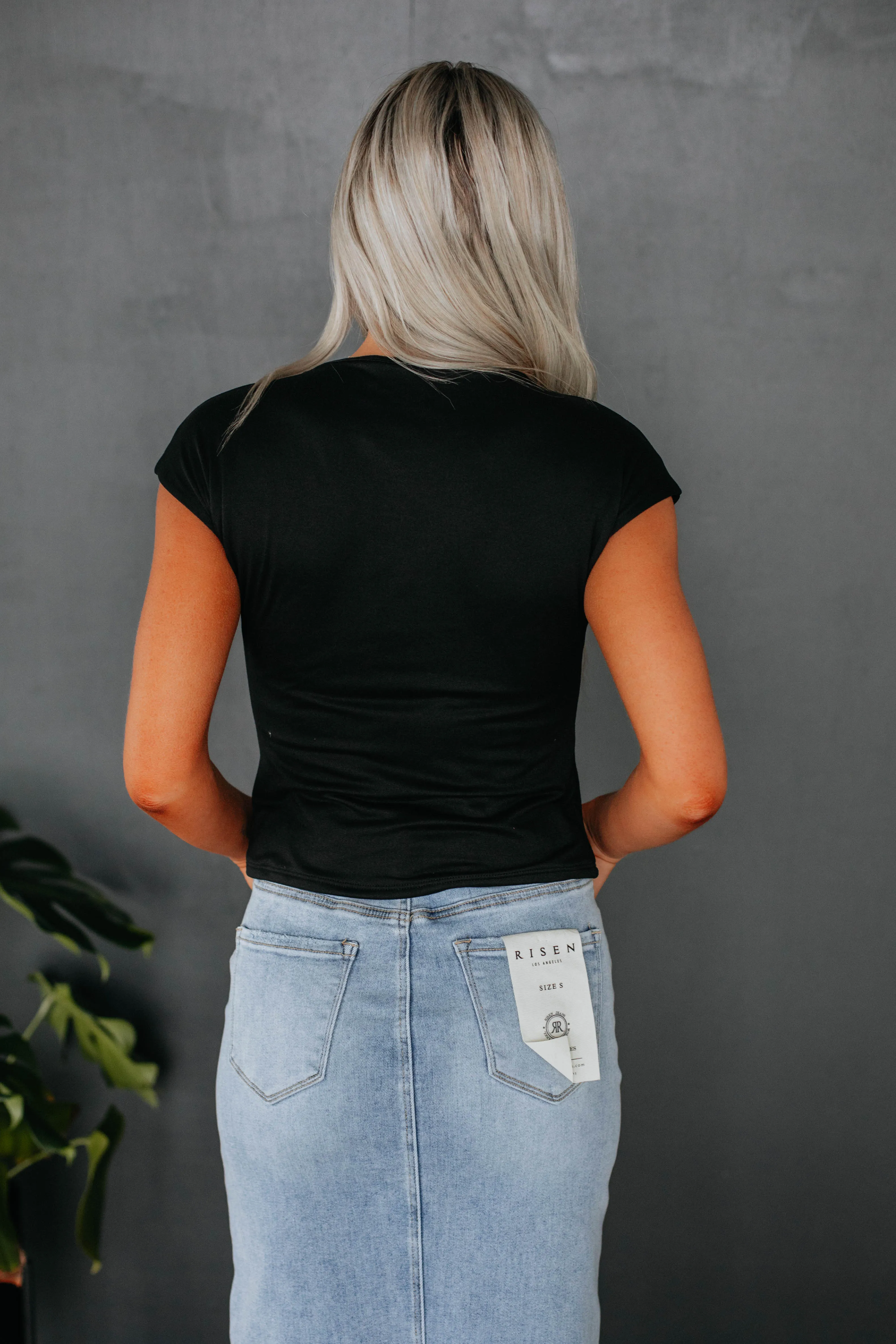 Alayna Basic Top - Black