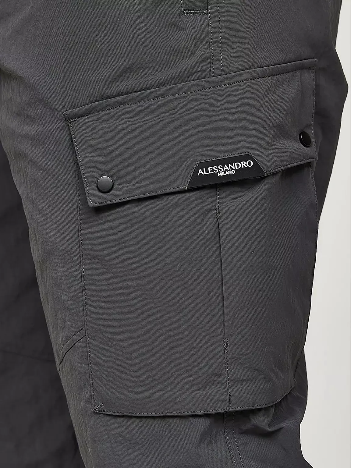Alessandro Zavetti Fiorenzo Cargo Pants - ASPHALT GREY
