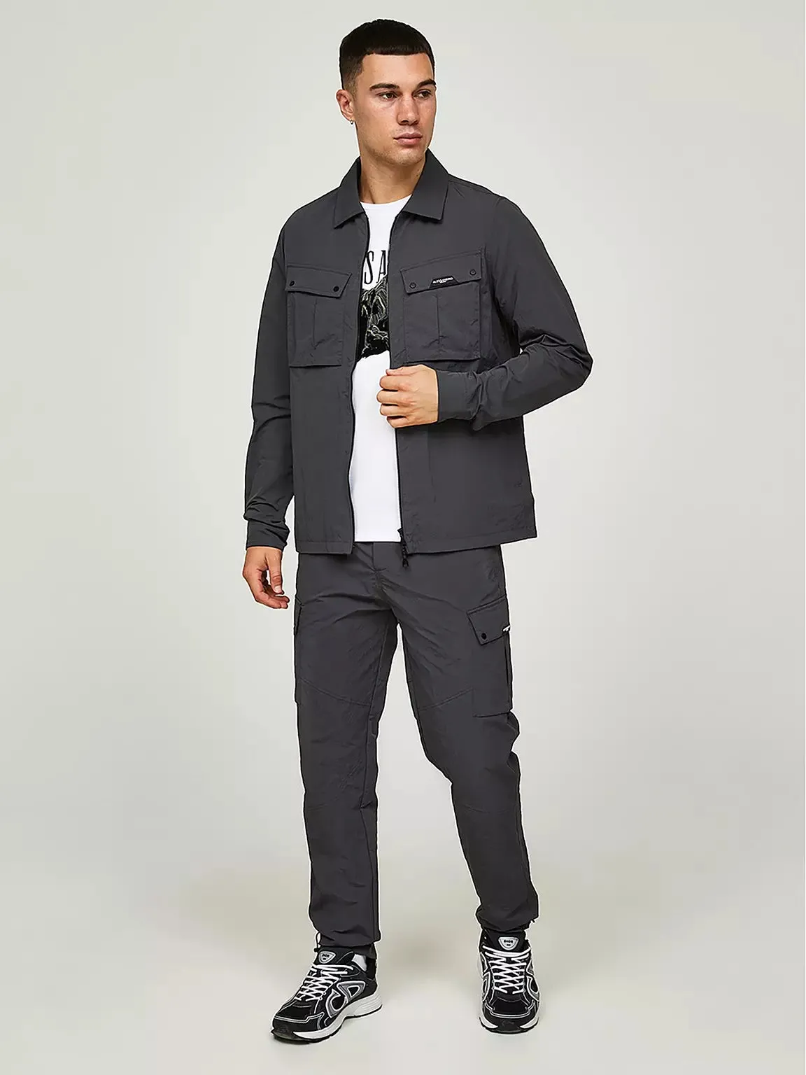 Alessandro Zavetti Fiorenzo Cargo Pants - ASPHALT GREY