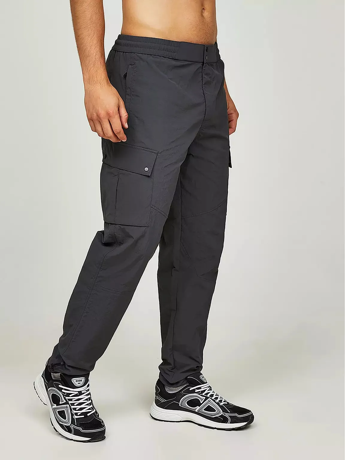 Alessandro Zavetti Fiorenzo Cargo Pants - ASPHALT GREY