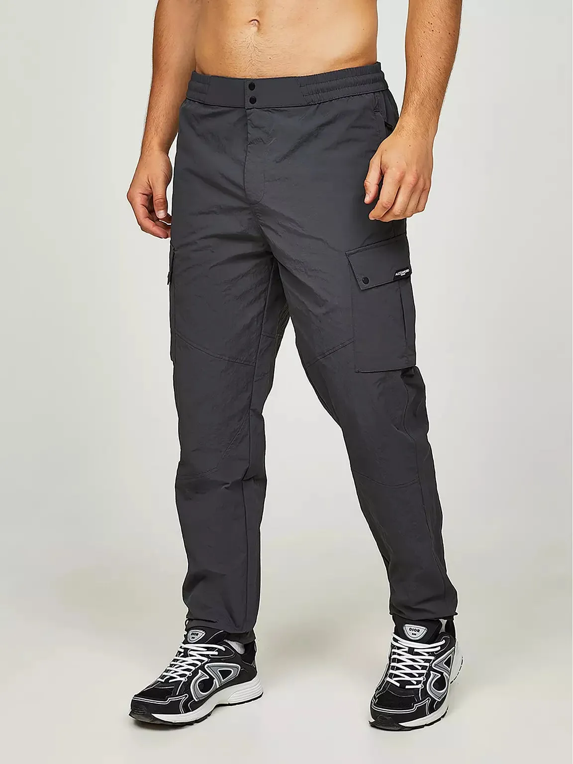 Alessandro Zavetti Fiorenzo Cargo Pants - ASPHALT GREY