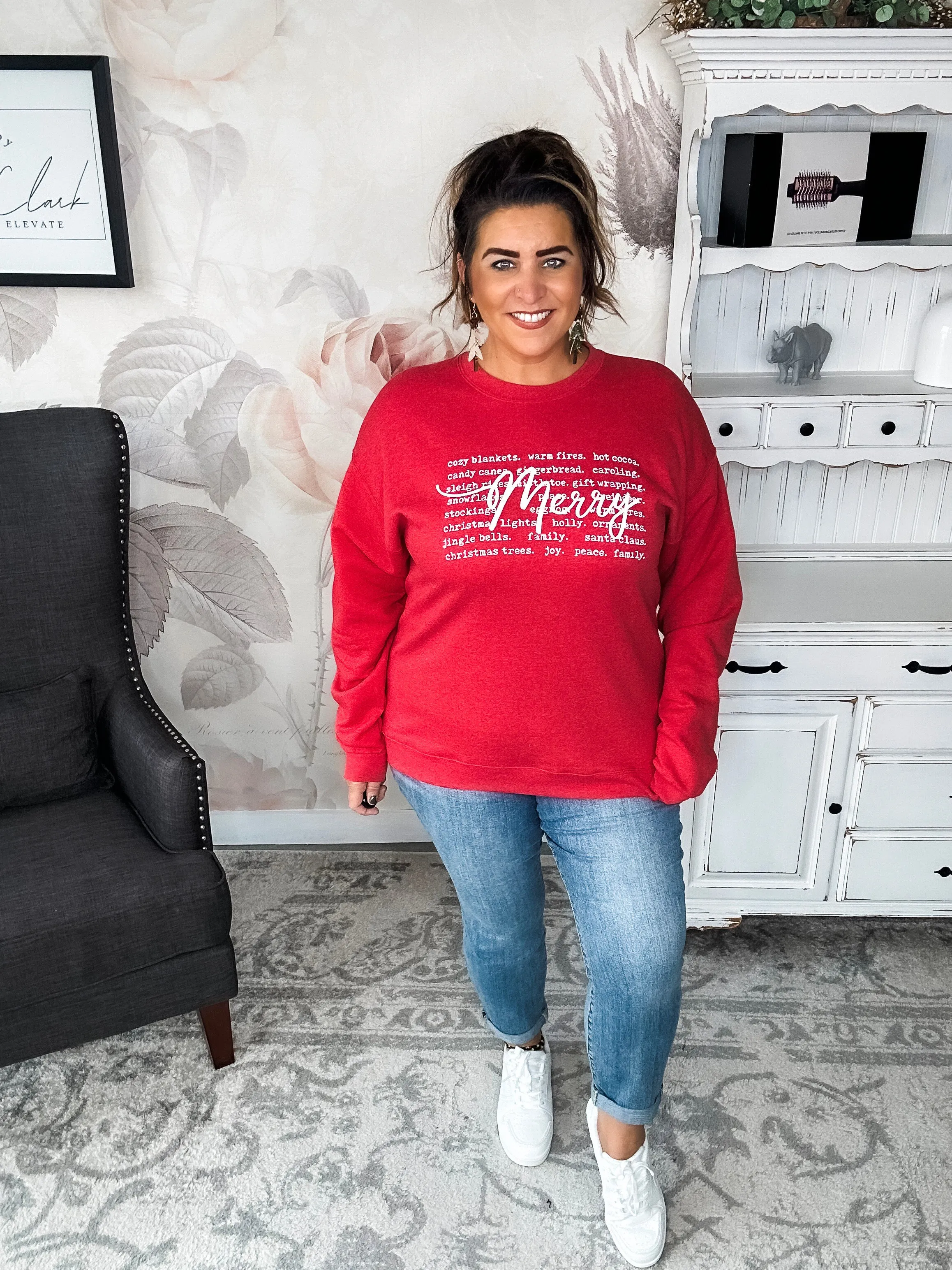 All Things MERRY Pullover Sweatshirt