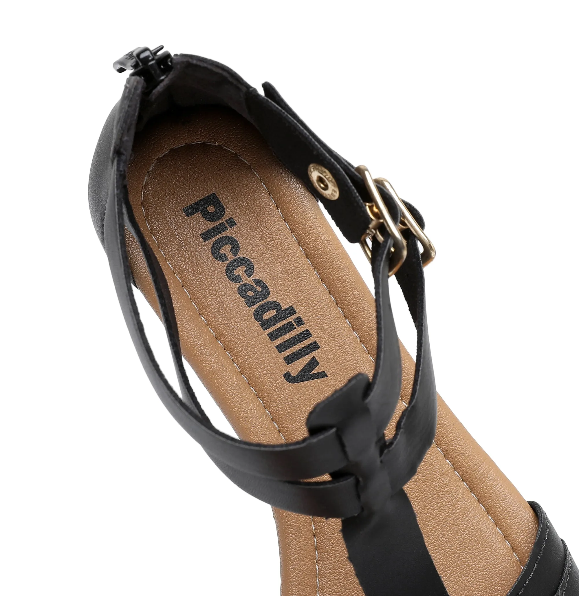 Alluring Back Straps Sandals - Black (510.041)