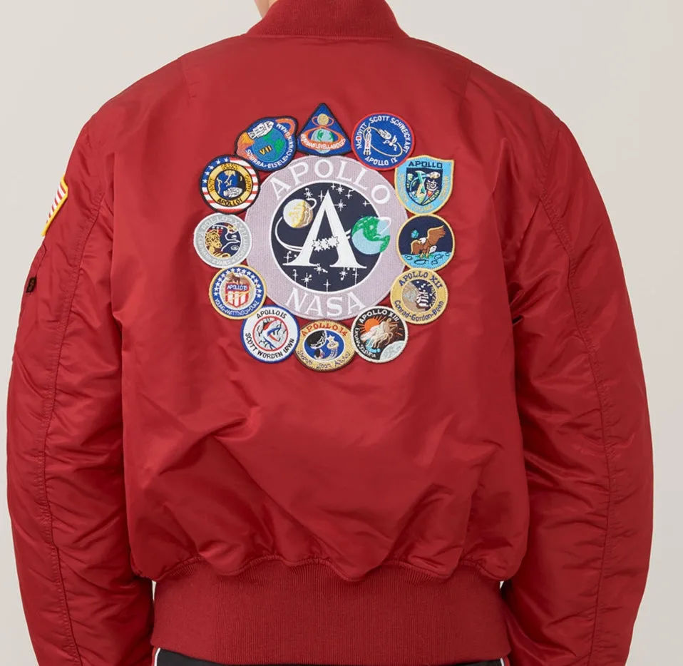 Alpha Industries Apollo MA-1 Flight Jacket Red