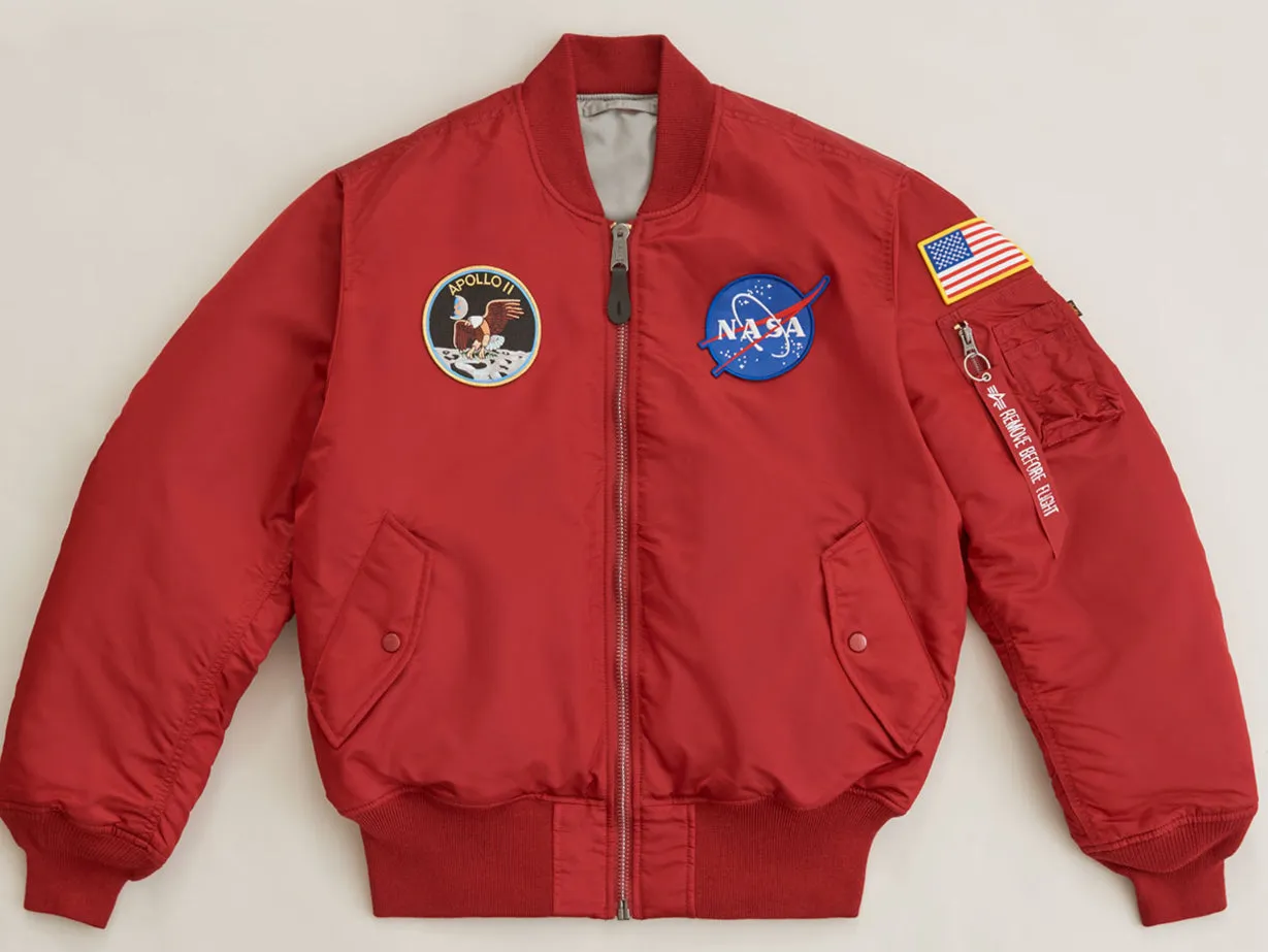 Alpha Industries Apollo MA-1 Flight Jacket Red