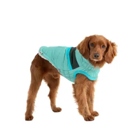 Alpine Dog Puffer - Light Aqua