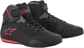 ALPINESTARS Sektor Vented Shoes - Black/Gray/Red - US 8 25156181318