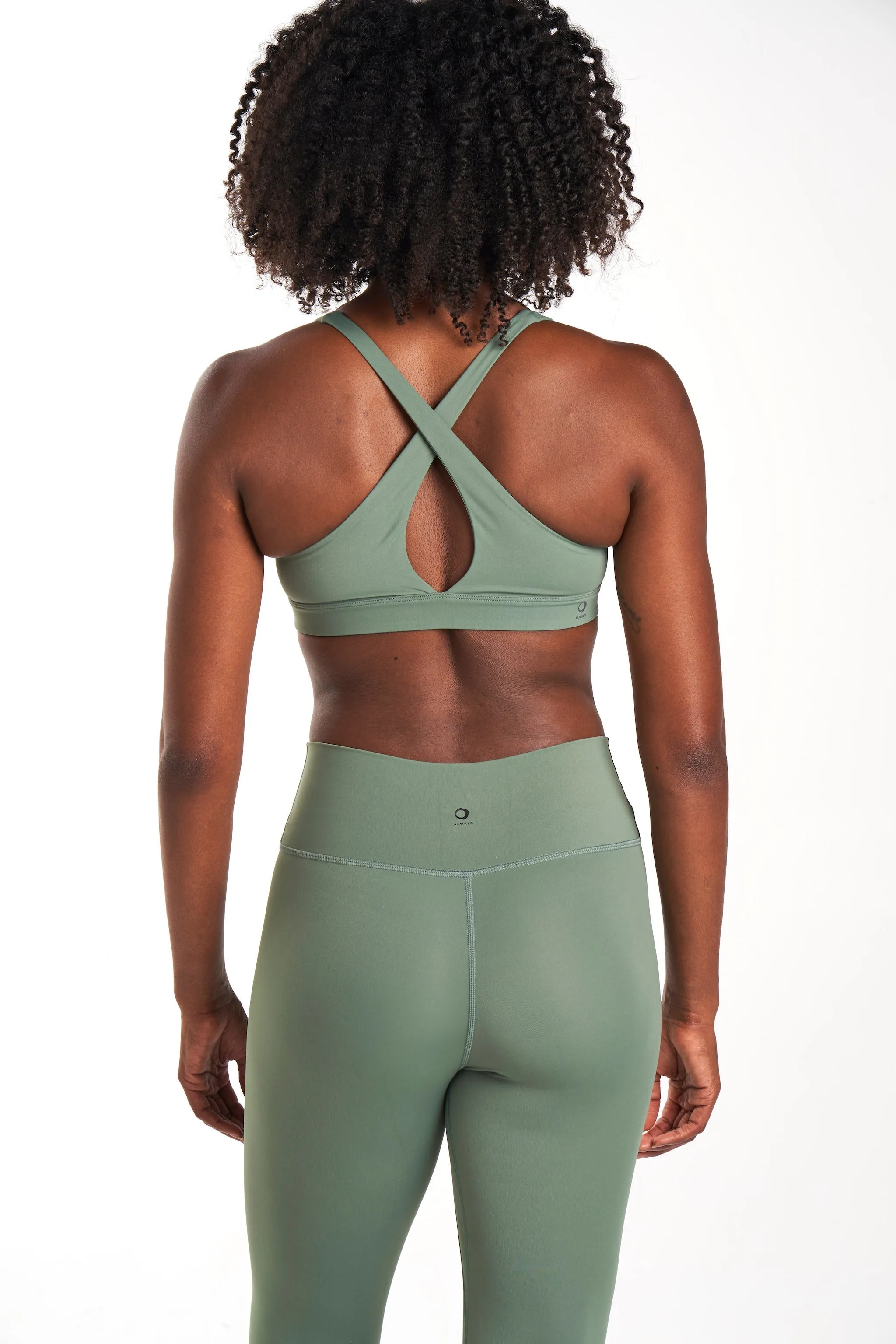 ALRN MID SUPPORT CROSSBACK BRA