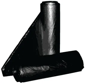 ALUF Plastics PG6 Series PG6-6060 Can Liner, 55 to 60 gal, Repro Blend, Black :BX100: QUANTITY: 1