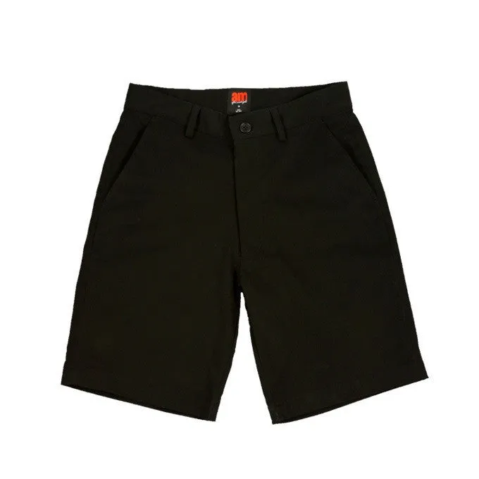 AM Aftermidnight NYC 100% Cotton Chino Shorts Black