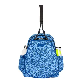 Ame & Lulu Game On Blue Leopard Tennis Backpack