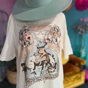 American Cowboy Graphic Tee (made 2 order) LC