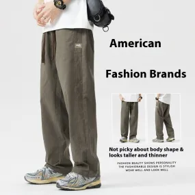 American High Street Summer Thin Pure Cotton Casual Pants