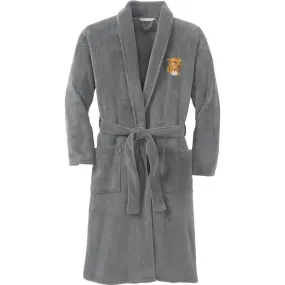 American Staffordshire Terrier Embroidered Plush Microfleece Robe