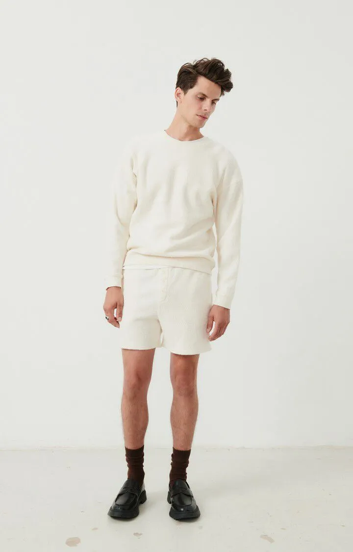 American vintage bobypark sweat mboby03a ecru