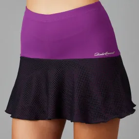 Amethyst Short Skort (violet/black)
