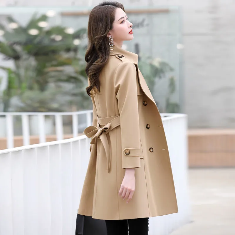 Ana Bade Women's Double Breasted Slim-Fit Coat